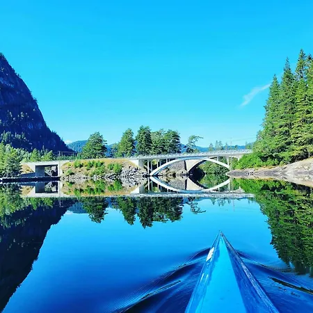 With Dock By Otra In Setesdal Bygland
